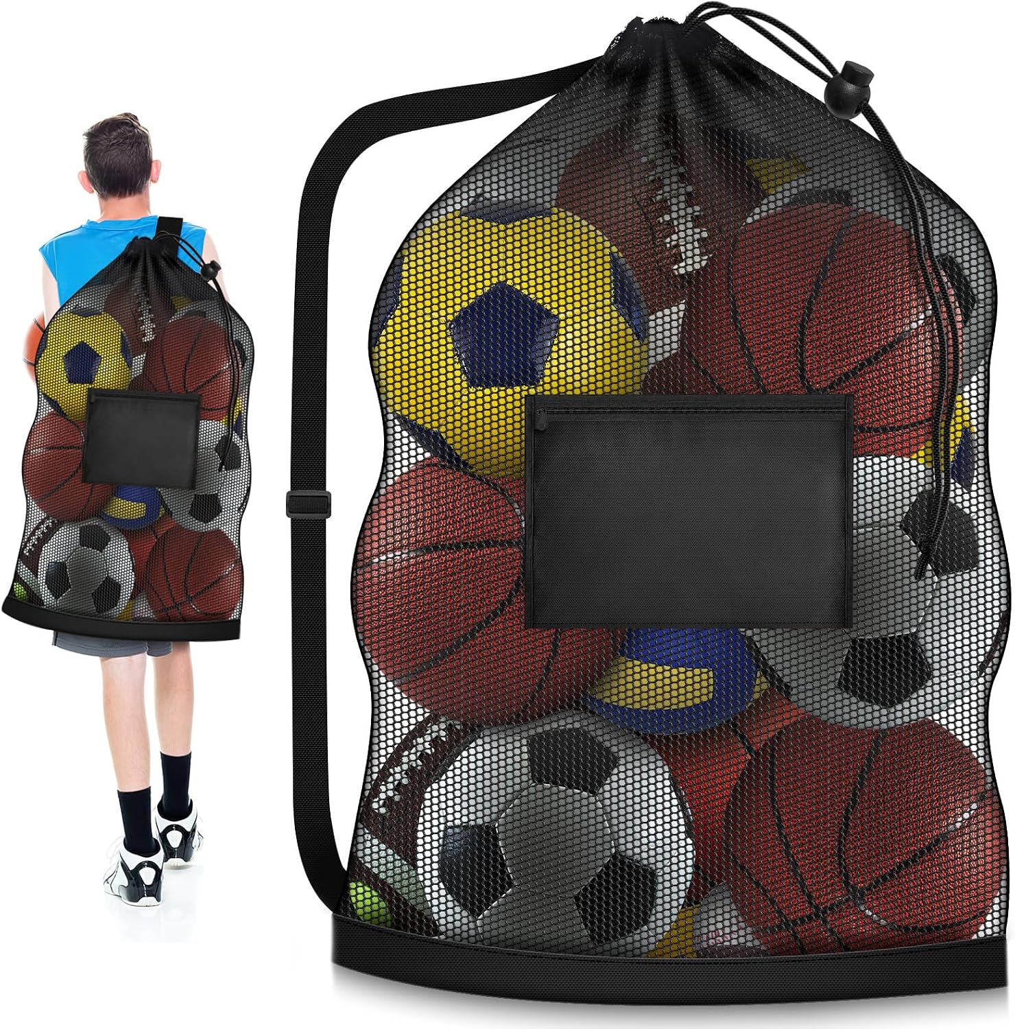 Mesh Sports Ball Bags — Team Equipment Storage
