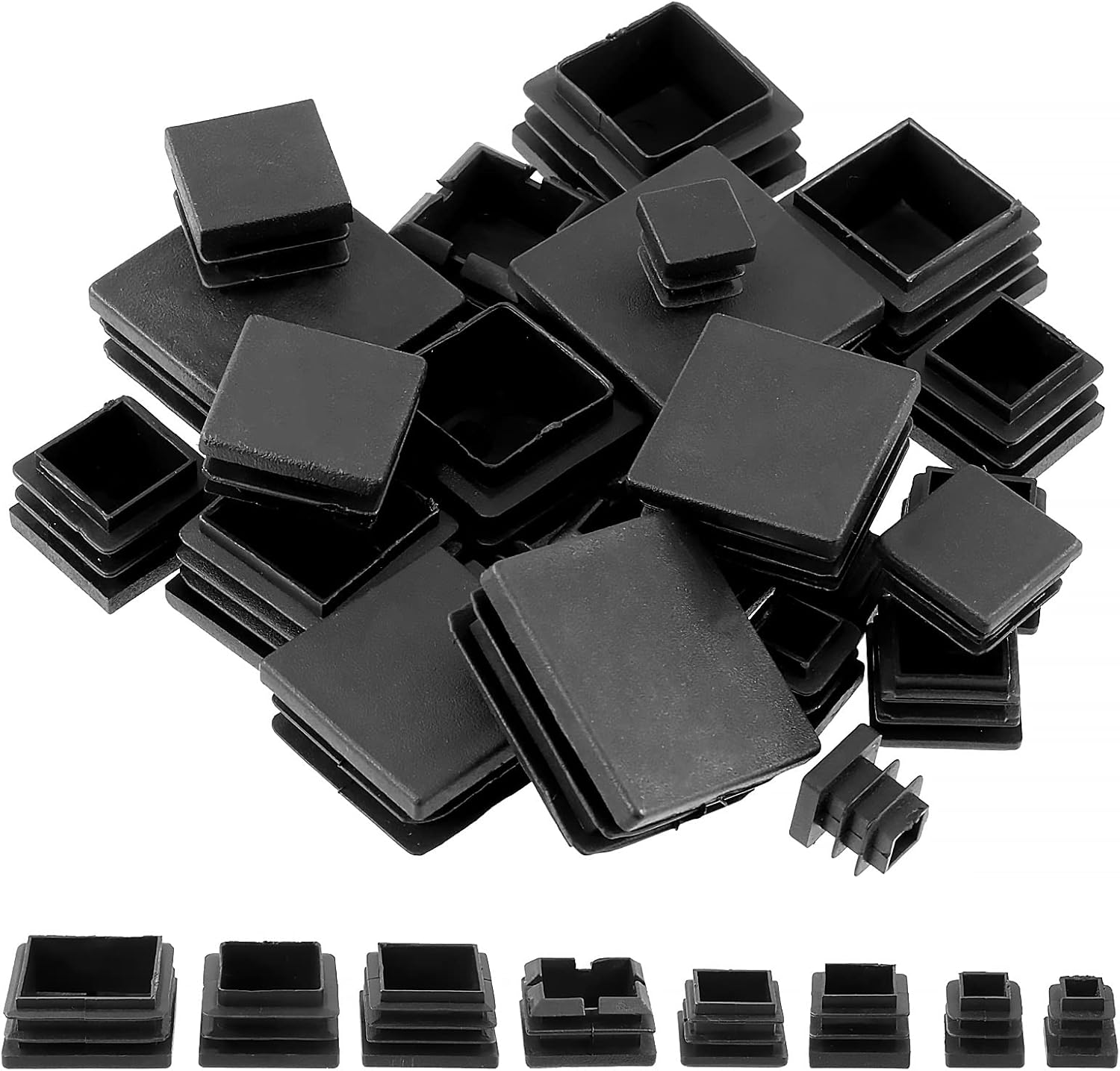 Square Tube End Caps — Furniture Tube Finishing