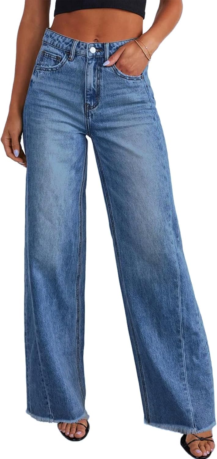 Wide Leg Denim Jeans for B2B Sourcing