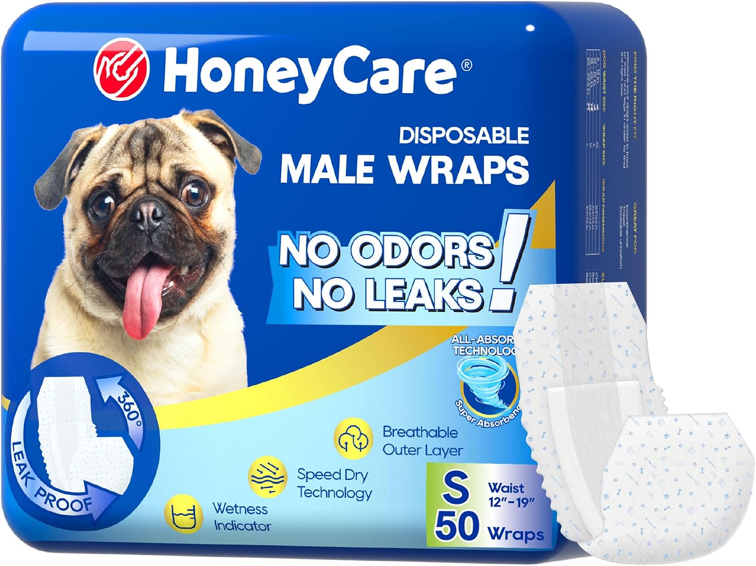 Disposable Male Dog Wraps for B2B Sourcing