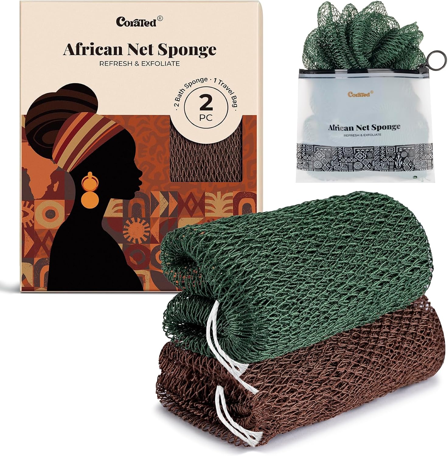 Long Mesh Bath Sponges for B2B Sourcing