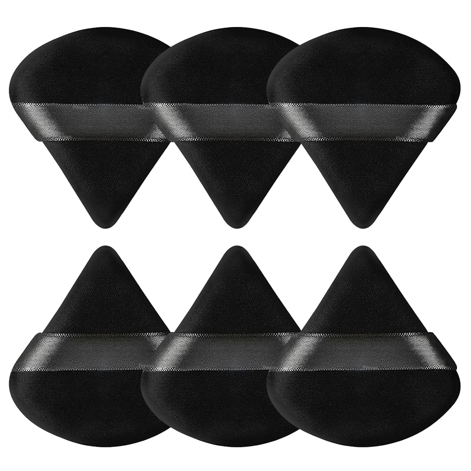 Triangle Velour Powder Puffs for B2B Sourcing
