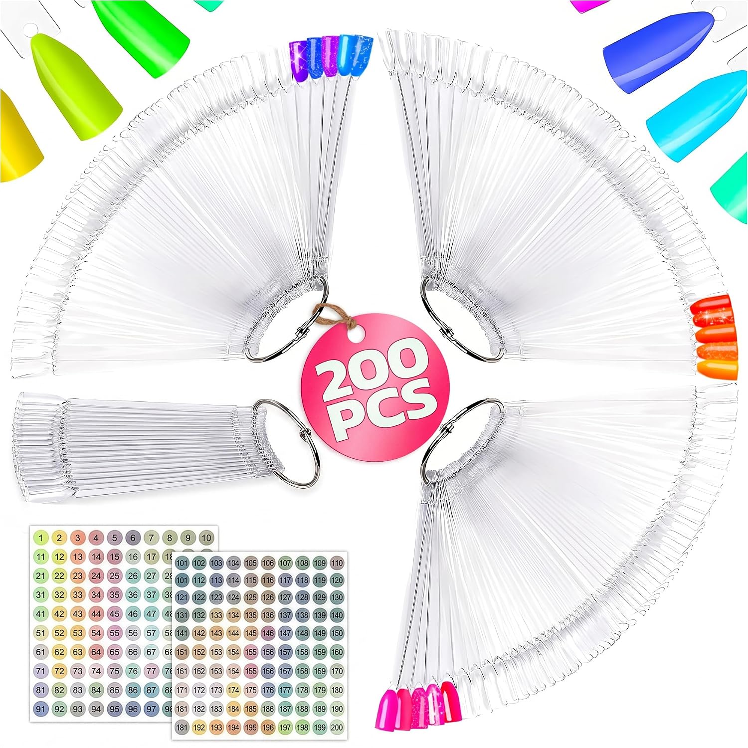 Nail Polish Swatch Sticks for Salon Display Purchasing